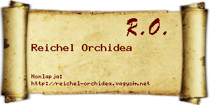 Reichel Orchidea névjegykártya